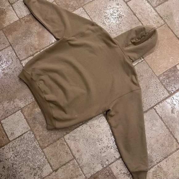 Balenciaga Khaki / Brown Mailbox Letter Logo Pullover Hoodie